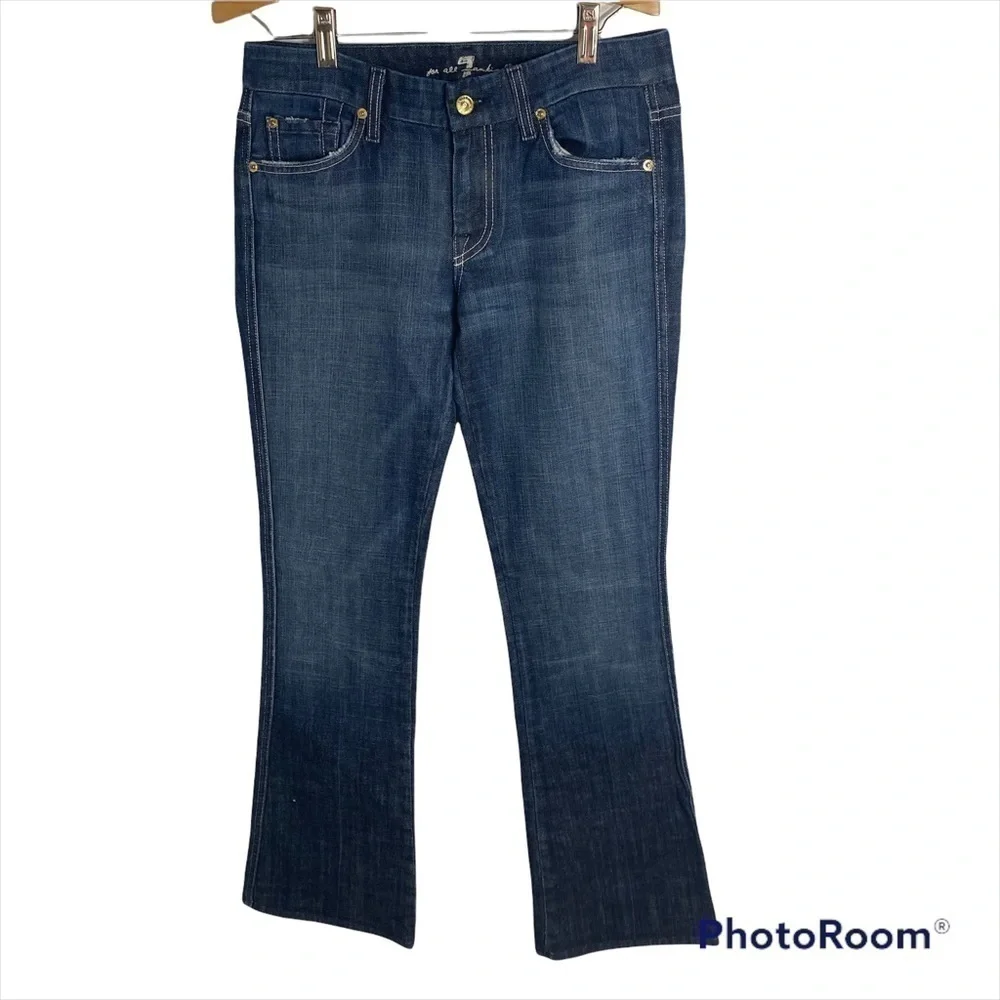 7 For All Mankind A Pocket Jeans Sz 27 Blue Women’s Flare